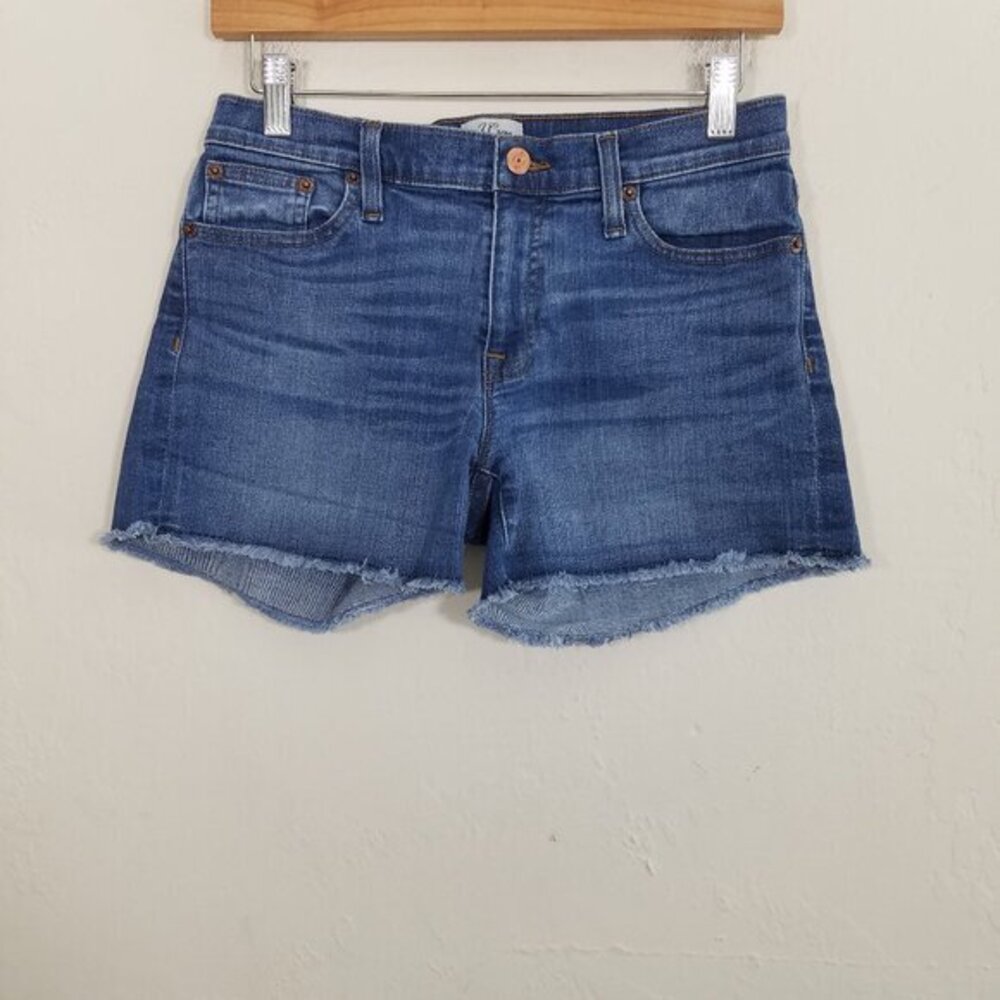 J. Crew Stretch Jeans Shorts Blue Size 26
